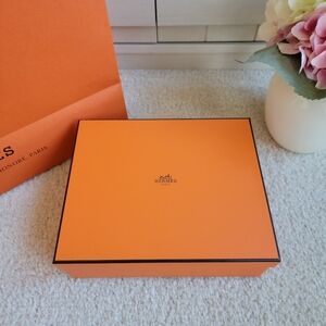*EMPTY* Hermes Box | Cardboard Gift Box | Storage Box | Orange | Evelyne TPM Box